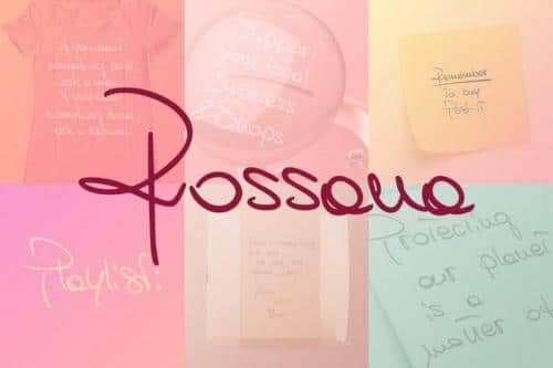 Rossana Handwritten Font 1