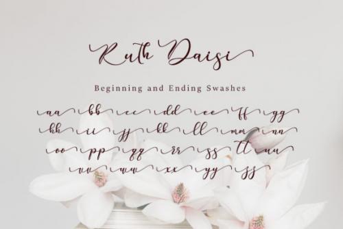 Ruth Daisi Calligraphy Font 8