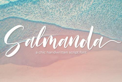 Salmanda Calligraphy Font 1