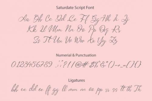 Saturdate Font Duo 9
