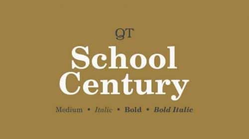 School Century Serif Font 1
