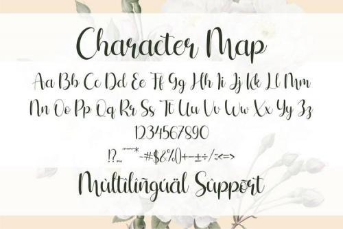 Shelly Calligraphy Font 15