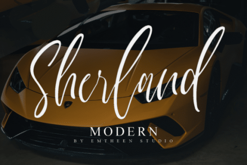 Sherland Script Font 1