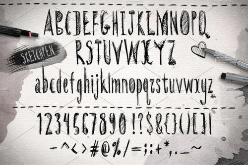 Sketchpen Typeface 1