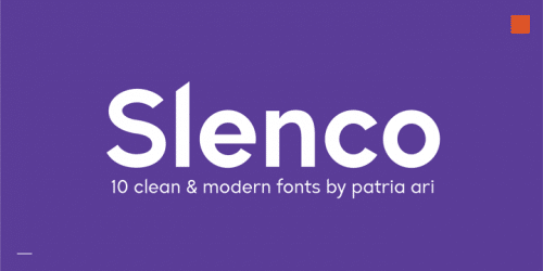 Slenco Font 1