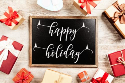 Snowy Holiday Calligraphy Font 2