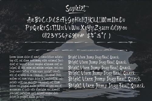 Sophiet Brush Font 7