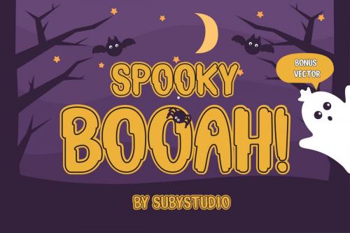 Spooky Booah Font 1