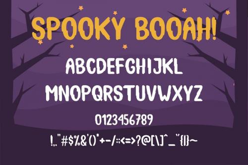 Spooky Booah Font 5