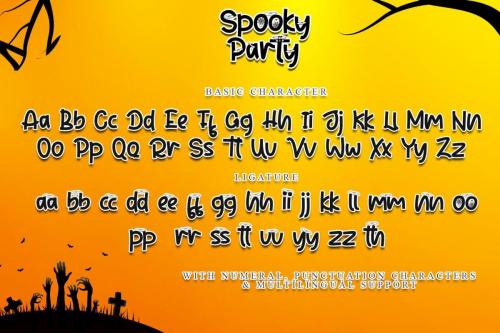 Spooky Party Font 7