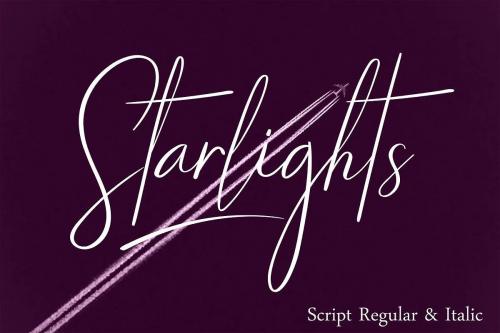 Starlights Script Font 11
