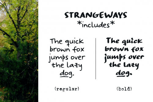 Strangeways Sample Font 1