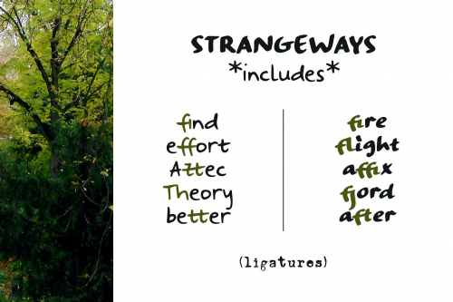 Strangeways Sample Font 2