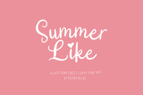 Summer Like Font Duo 1