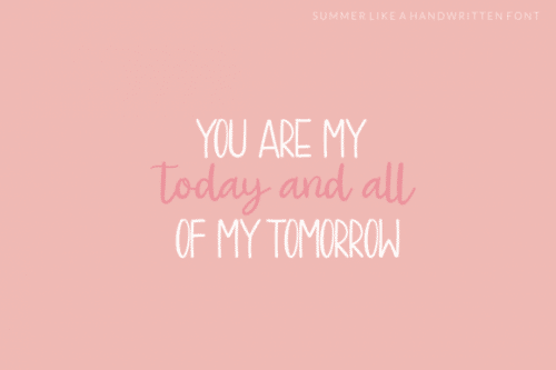 Summer Like Font Duo 9