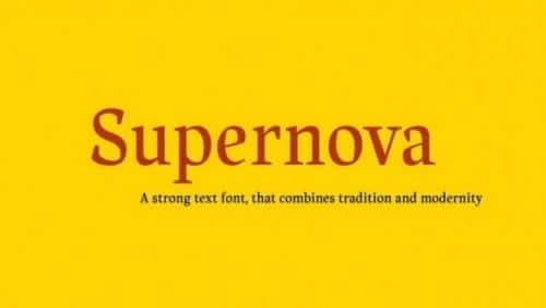 Supernova Free Font