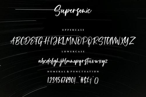 Supersonic Font  8