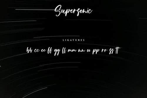 Supersonic Font  9