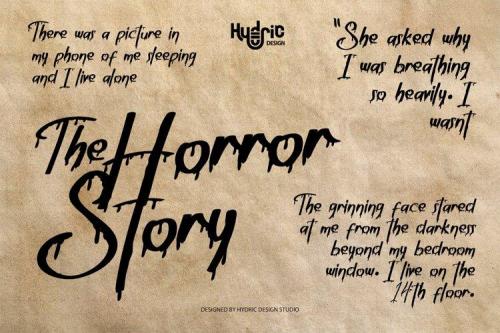 Suvillian Bloody Halloween Typeface 2