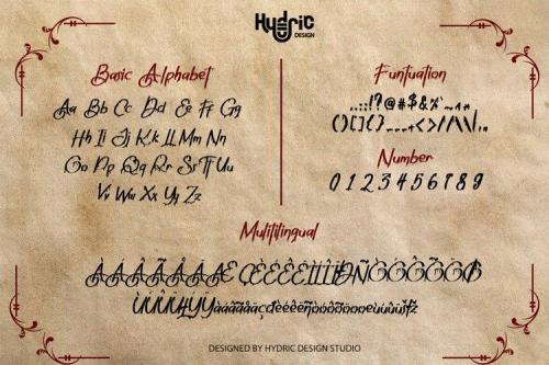 Suvillian Bloody Halloween Typeface 3