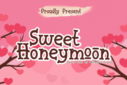 Sweet Honeymoon Font 1