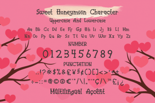 Sweet Honeymoon Font 2