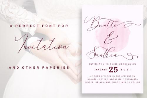 Sweet Salssa Calligraphy Font 2