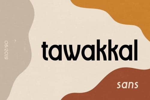 Tawakkal Sans Font 3