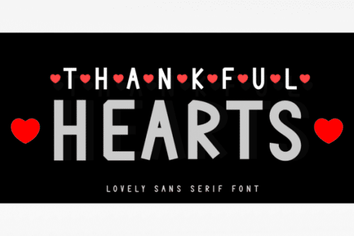 Thankful Hearts Font 1