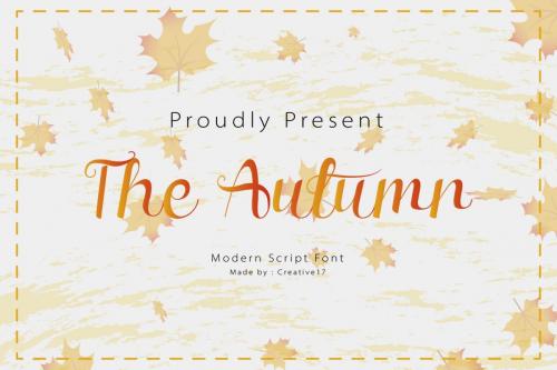 The Autumn Font 1