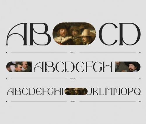 The Night Watch Display Font 1