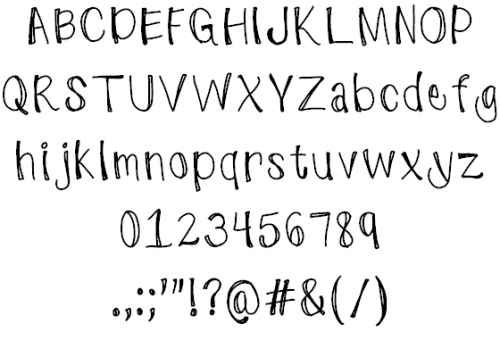 ThickChick font 2