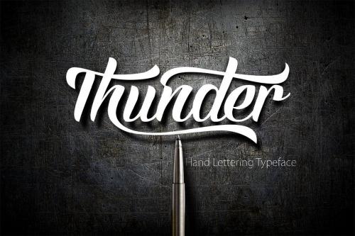 Thunder Script Font 1