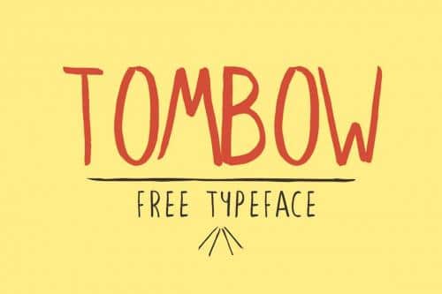 Tombow Font 1