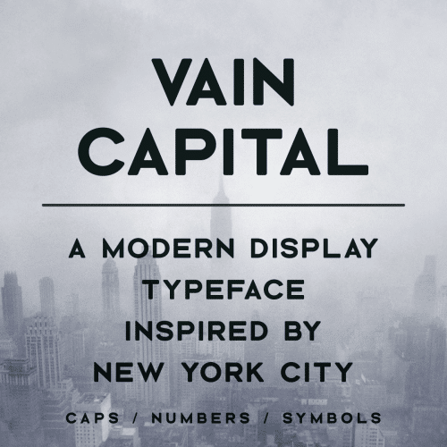Vain Capital Typeface (1)