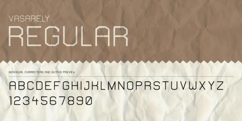 Vasarely Font Family  11