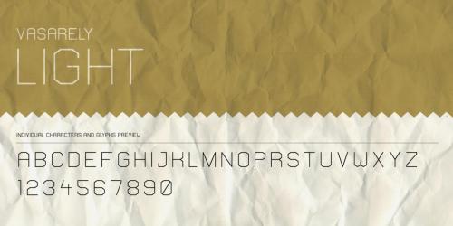 Vasarely Font Family  3
