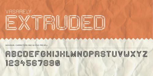 Vasarely Font Family  8