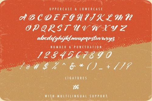Vintage Style Script Font 13
