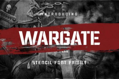 Wargate Display Font 1