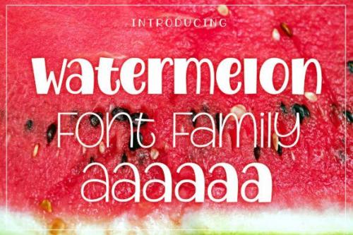 Watermelon Display Font 1