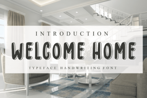 Welcome Home Font 1