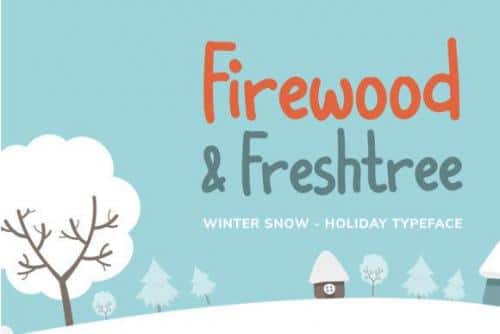 Winter Snow Font 2
