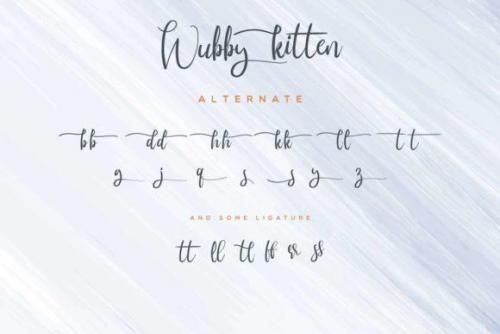 Wubby Kitten Font 10