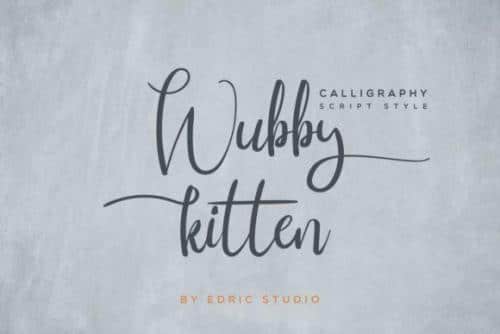 Wubby Kitten Font 2