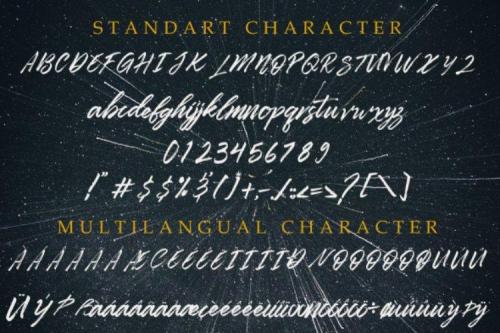 Zombies Hand Brush Font 12