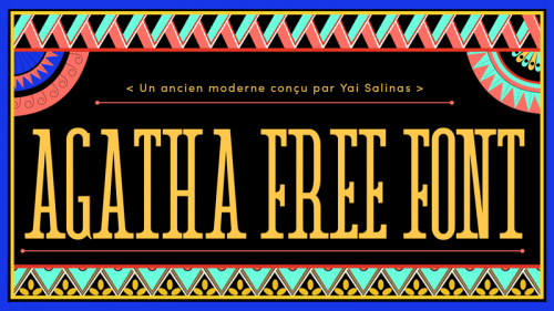 Agatha Free Font 1