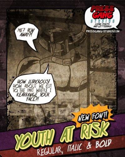 At Risk Youth Font 1