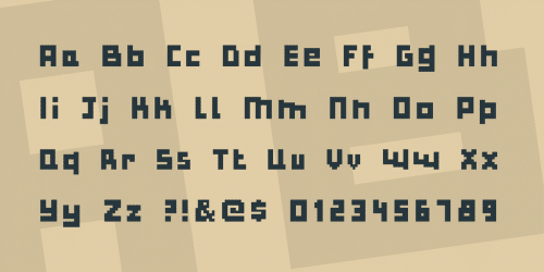 Bulky Pixels Font 3