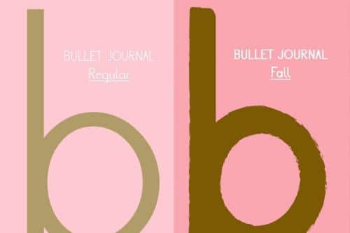 Bullet Journal Sans Serif Font 2